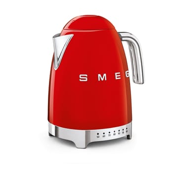 Smeg 50's Style vedenkeitin säädettävällä lämpötilalla 1,7 L - Punainen - Smeg