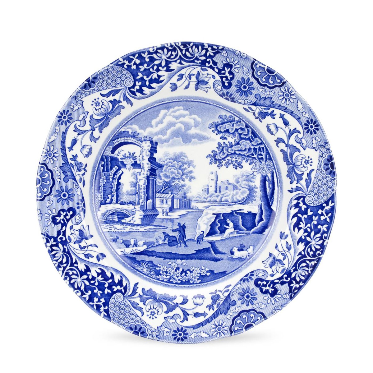 Spode Blue Italian -ruokalautanen 27 cm