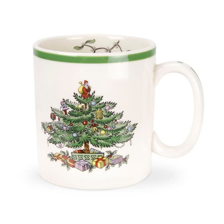 Christmas Tree muki 22 cl - White-green-red - Spode