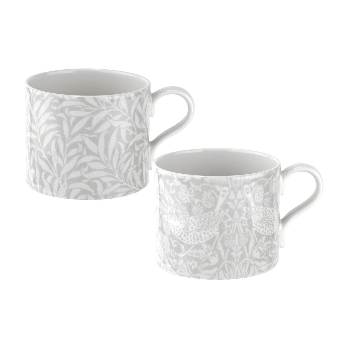 Spode Strawberry Thief & Willow Bough -muki 34 cl 2 osaa Grey