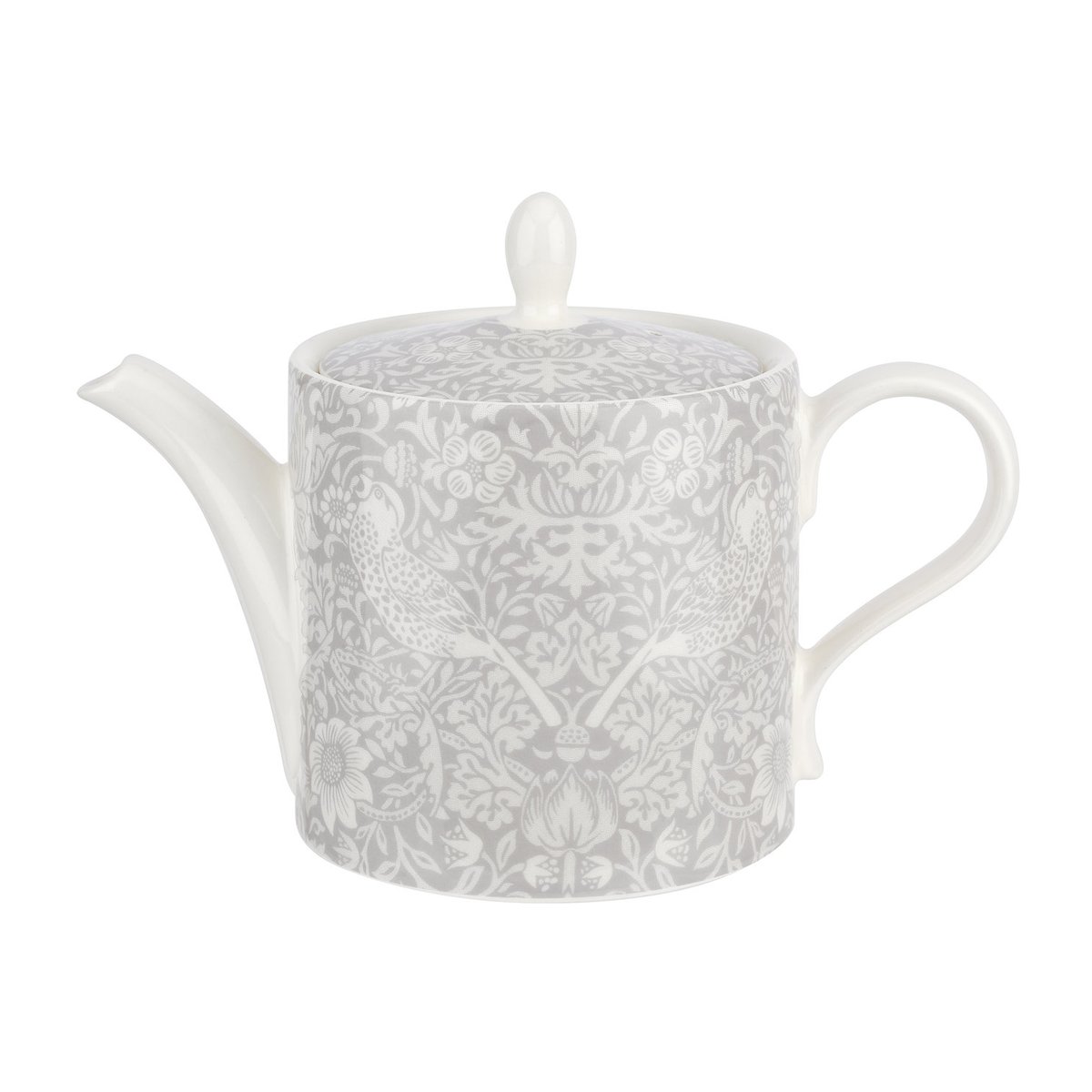 Spode Strawberry Thief -teekannu 1,1 litraa Grey