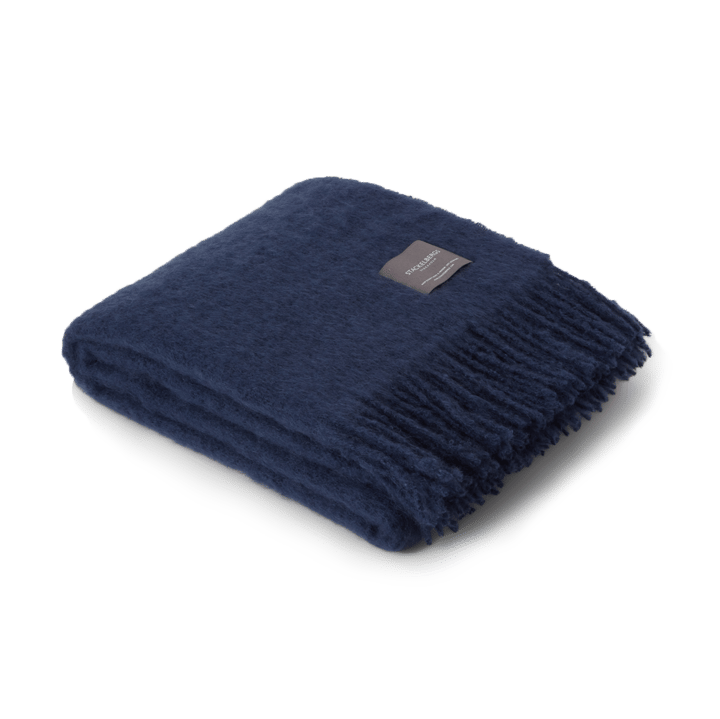 Mohair viltti - Denim dark blue - Stackelbergs