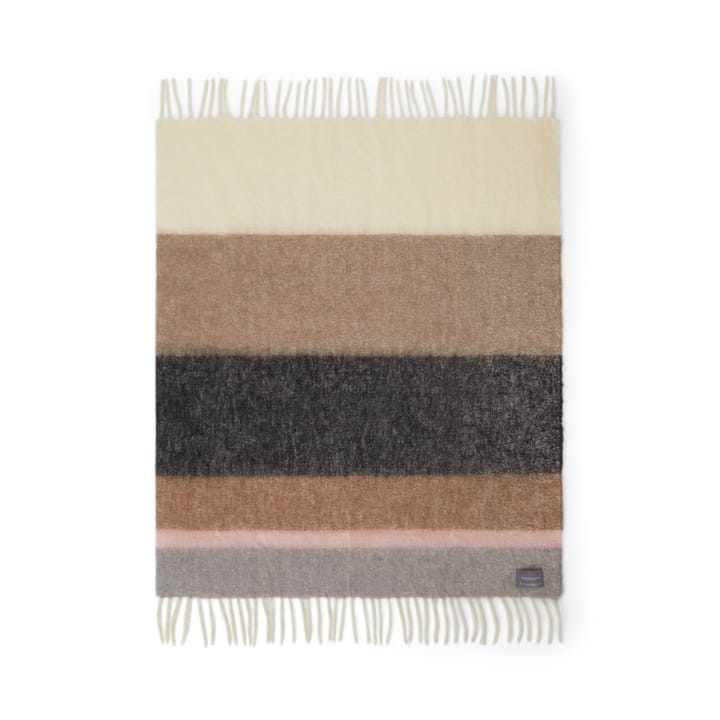 Mohair viltti, Stripe Brown, Black & Rose Stackelbergs