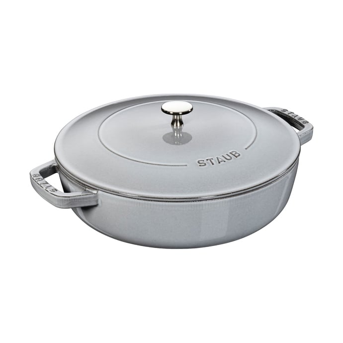 STAUB Chistera paistokasari Ø28 cm 3,7 L Harmaa