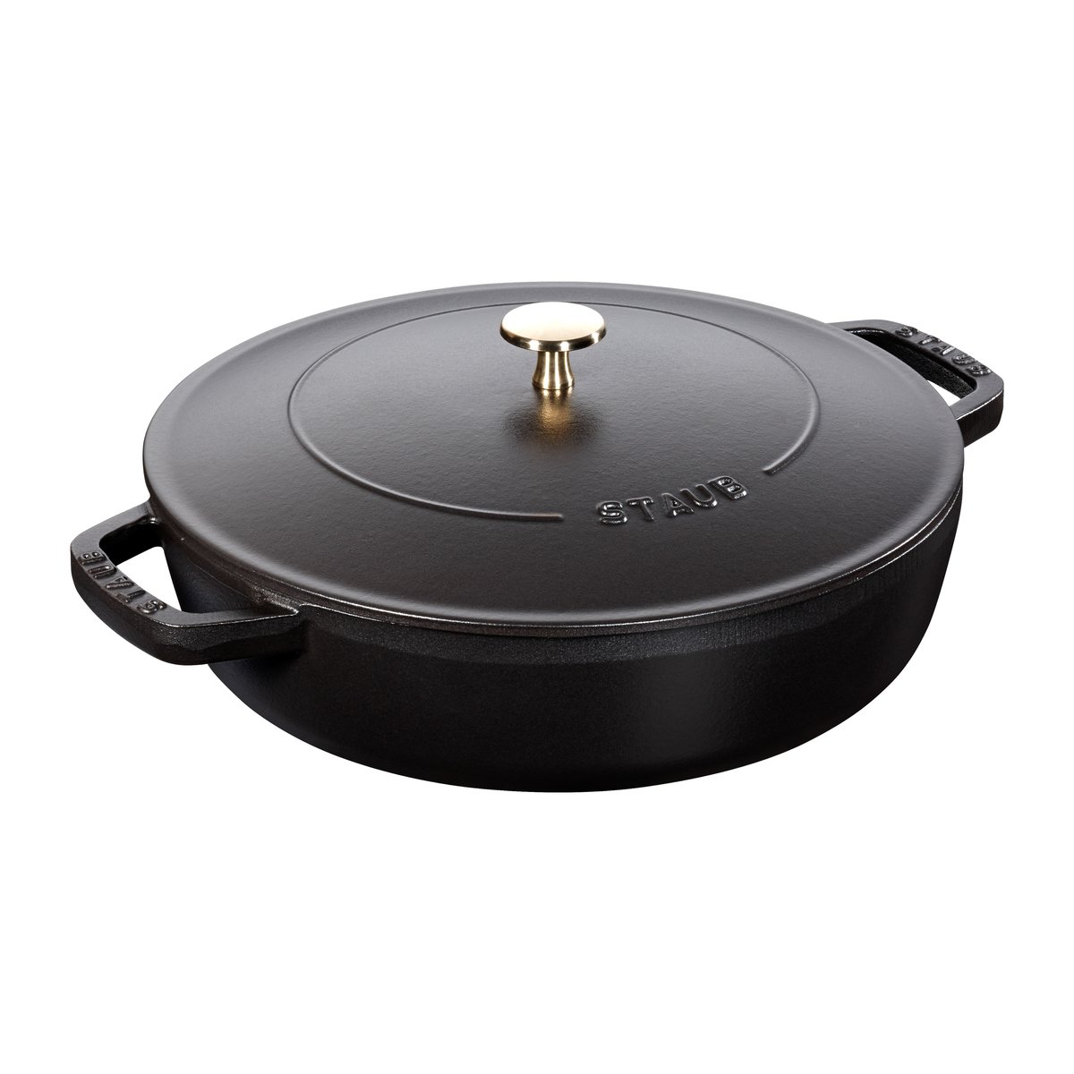 STAUB Chistera paistokasari Ø28 cm 3,7 L Musta