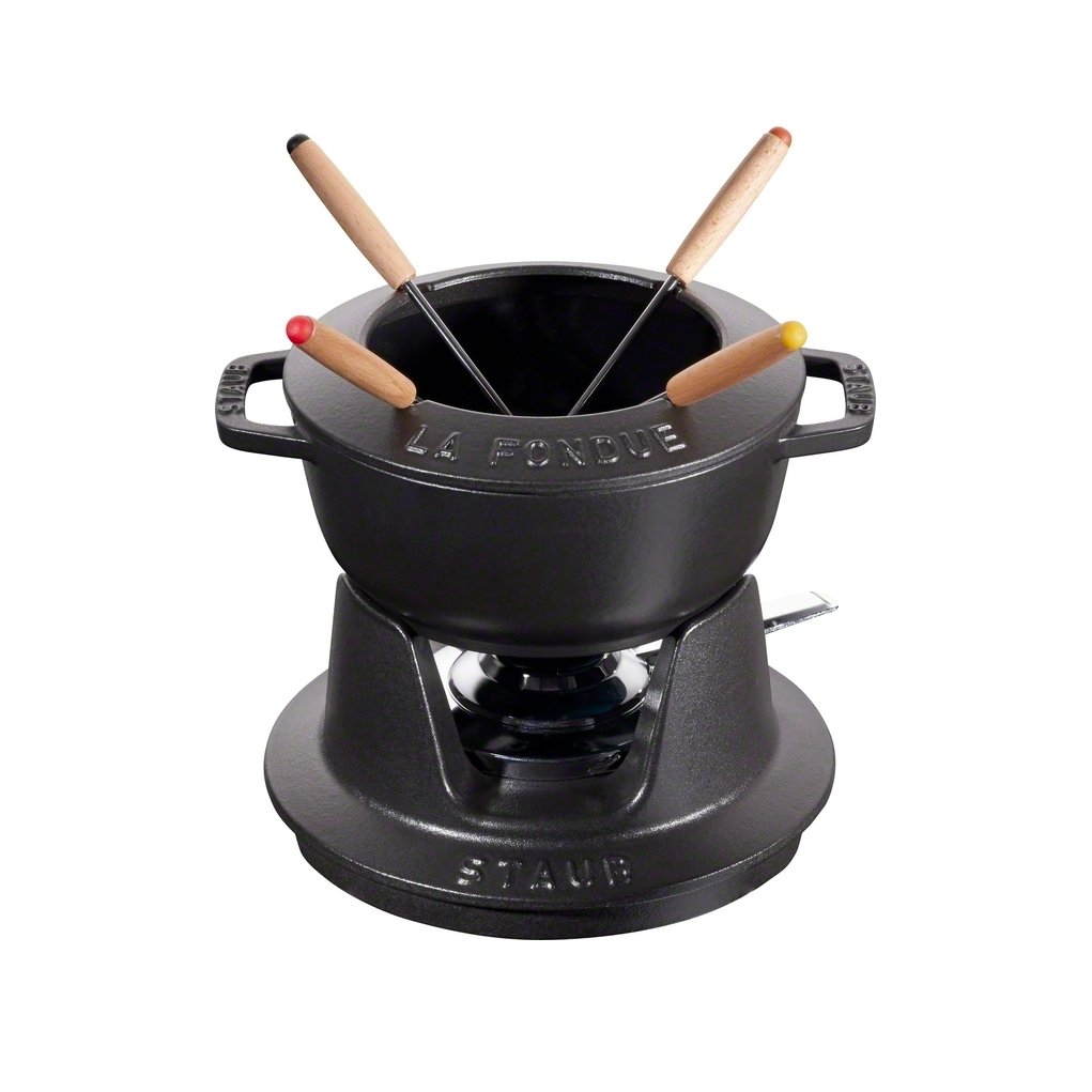 STAUB Staub fonduesetti 1,1 l musta