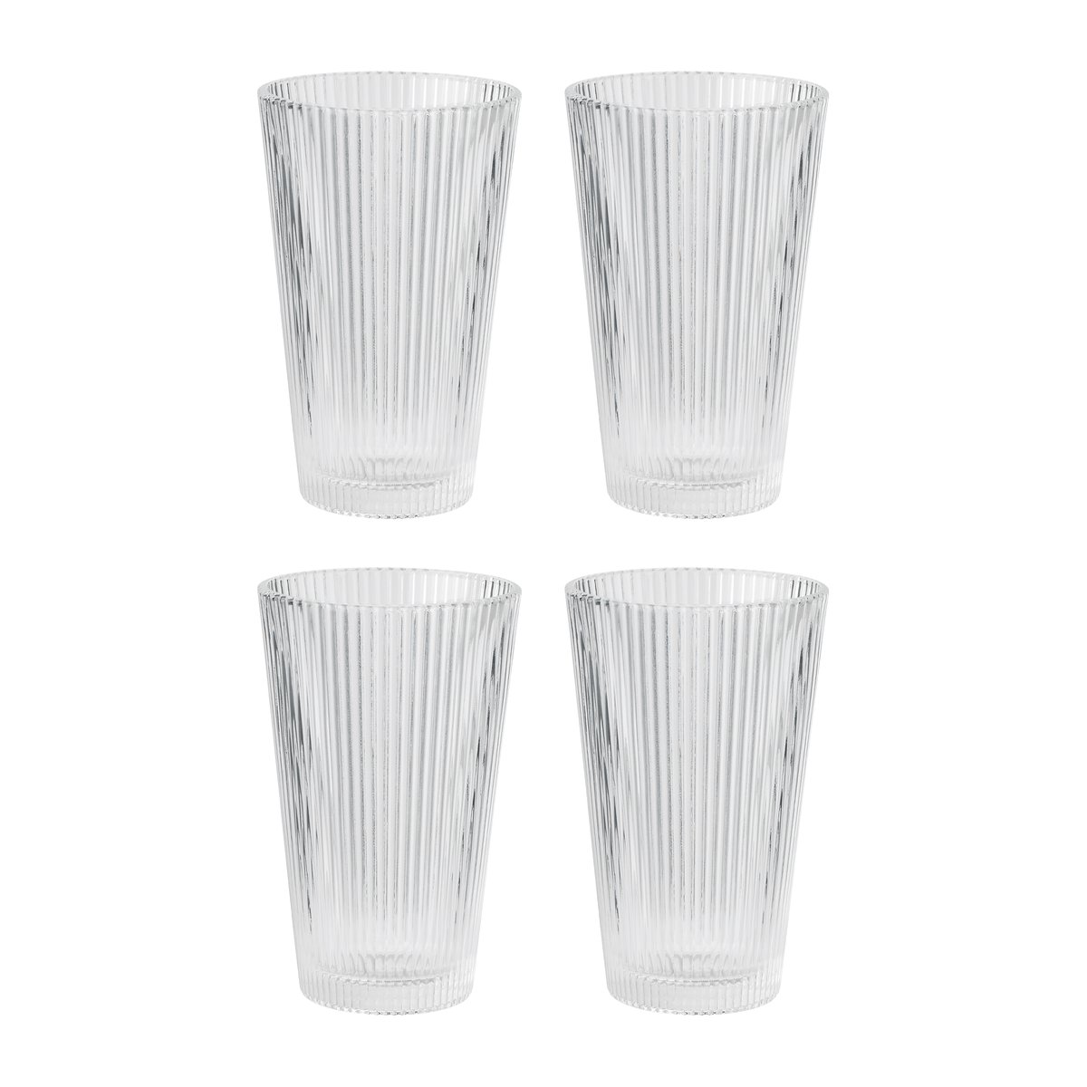 Stelton Pilastro juomalasi 33 cl 4-pakkaus Clear