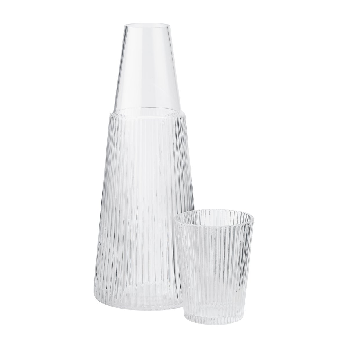 Stelton Pilastro karahvi ja juomalasi Clear