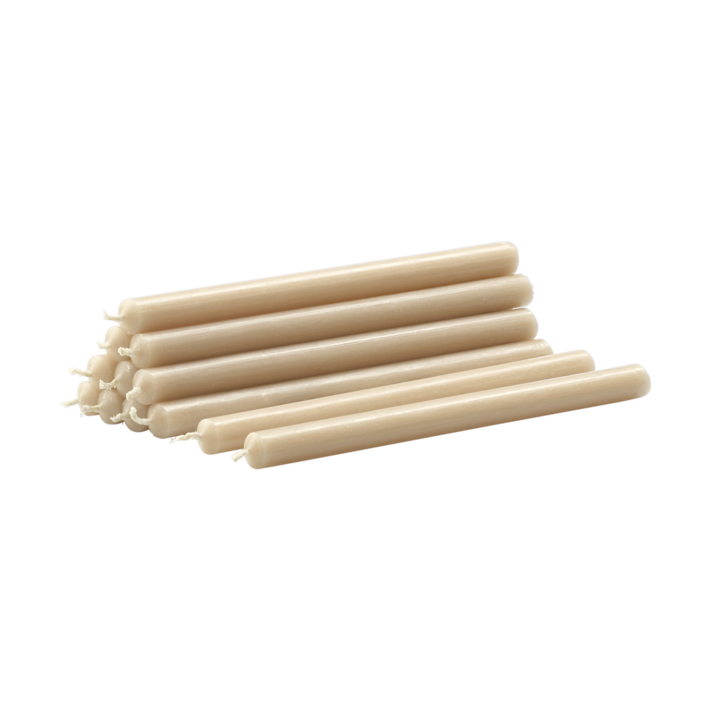 STOFF Nagel parafiinikynttilä 12 kpl Beige