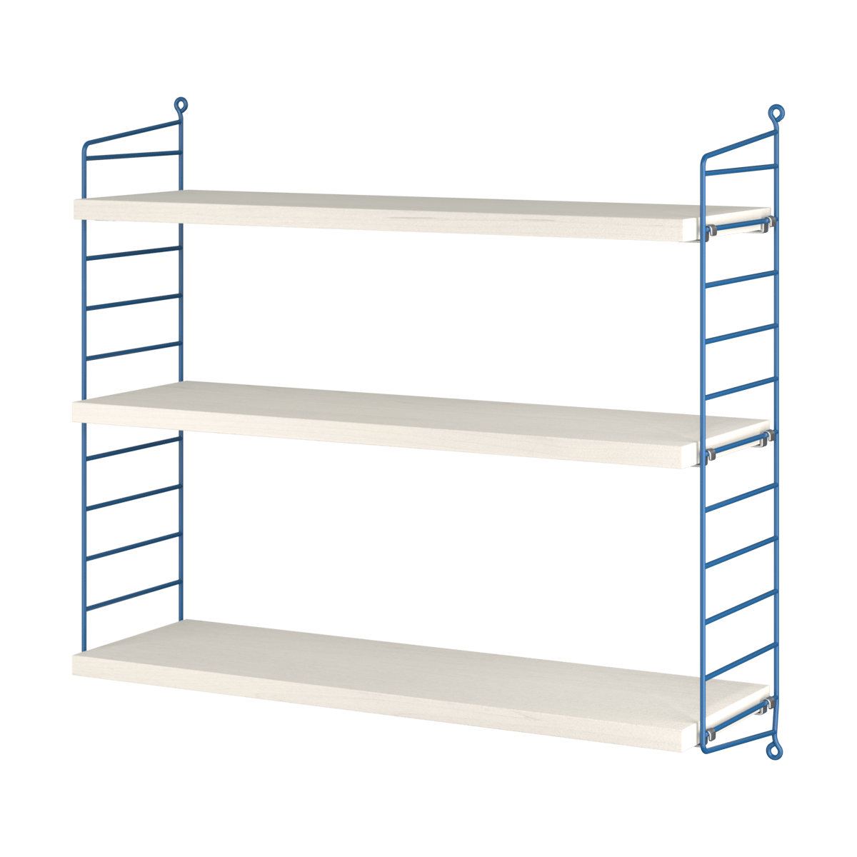 String String 1949-2024 hylly Limited Edition 60x60x20 cm Blue/white oiled pine