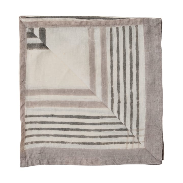 Ella lautasliina 50x50 cm - Grey checkered - Tell Me More