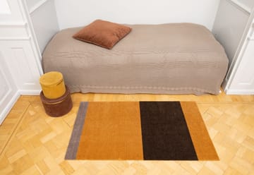 Stripes by tica, vaakasuuntainen, käytävämatto - Dijon-brown-sand, 67 x 120 cm - tica copenhagen