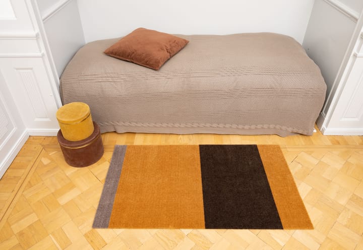 Stripes by tica, vaakasuuntainen, käytävämatto, Dijon-brown-sand, 67 x 120 cm tica copenhagen