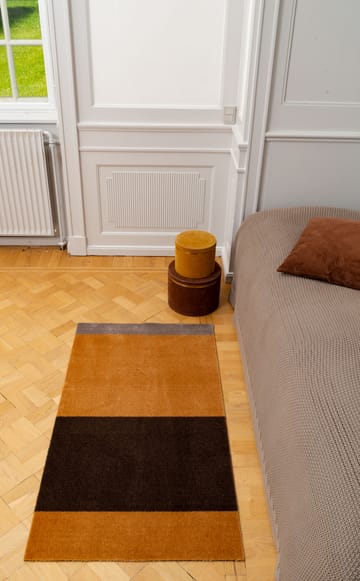 Stripes by tica, vaakasuuntainen, käytävämatto - Dijon-brown-sand, 67 x 120 cm - tica copenhagen