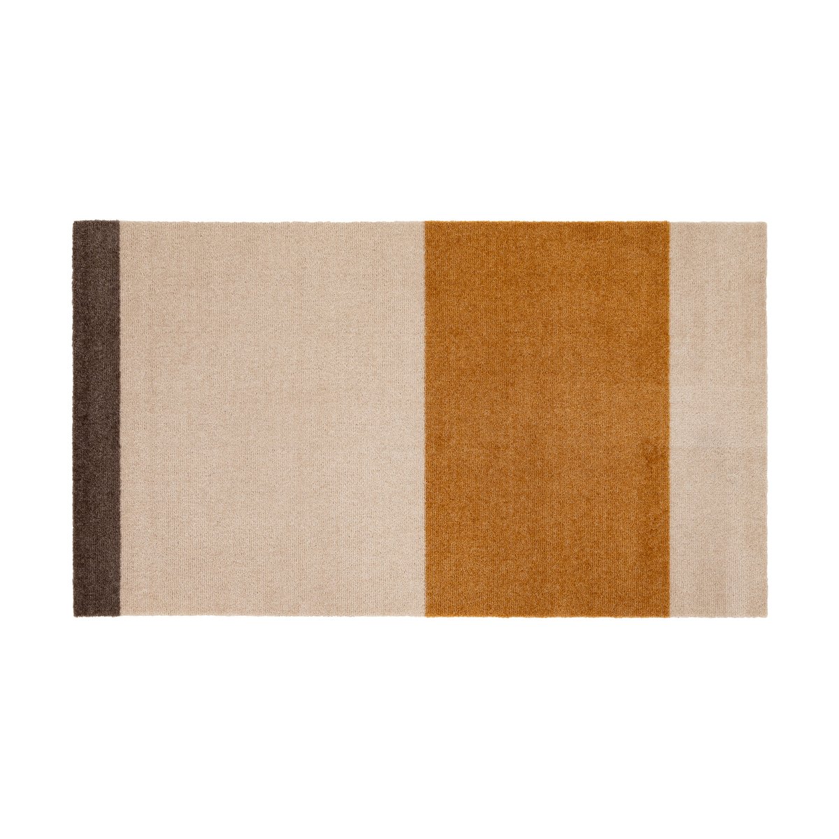 tica copenhagen Stripes by tica vaakasuuntainen käytävämatto Ivory-dijon-brown 67 x 120 cm