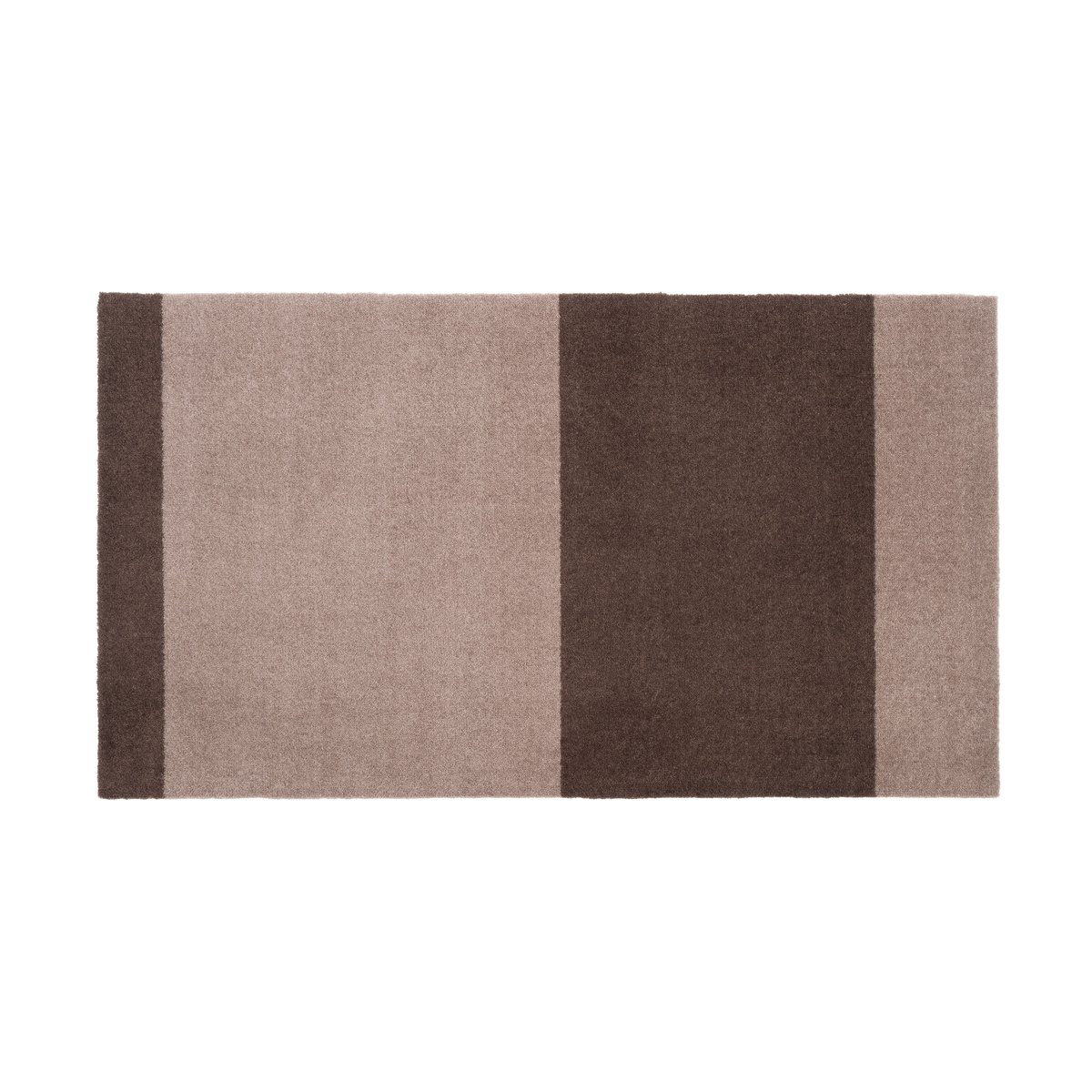 tica copenhagen Stripes by tica vaakasuuntainen käytävämatto Sand-brown 67 x 120 cm