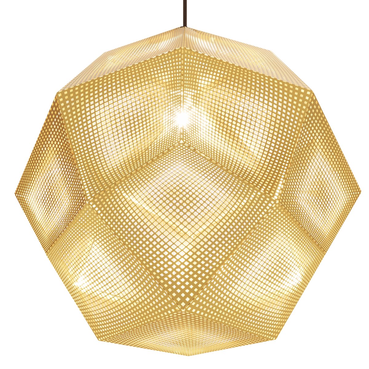 Tom Dixon Etch-kattovalaisin 50 cm Messinki