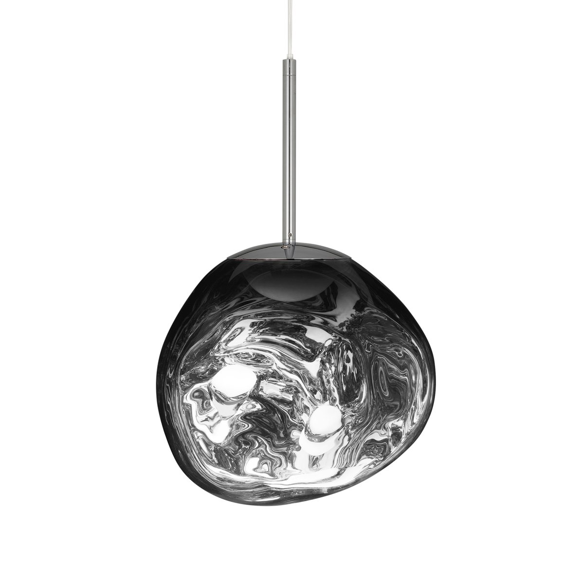 Tom Dixon Melt-kattovalaisin mini LED Kromi