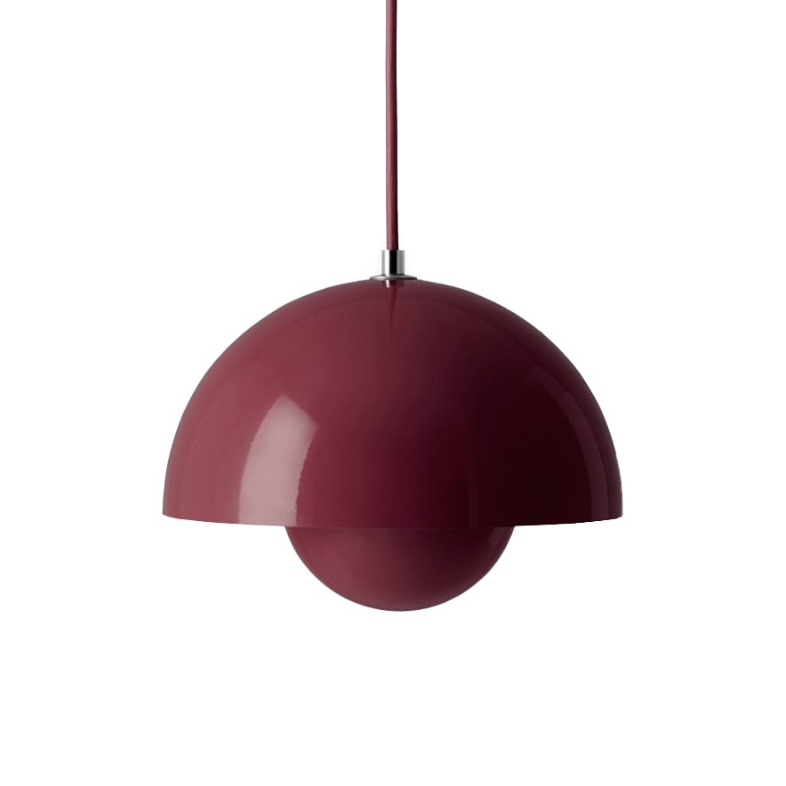 &Tradition FlowerPot VP1 riippuvalaisin Dark plum