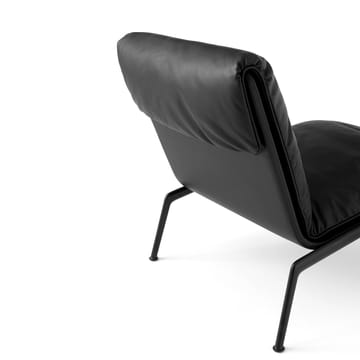 Muno LN18 lounge-nojatuoli - Warm black-Noble leather Black - &Tradition