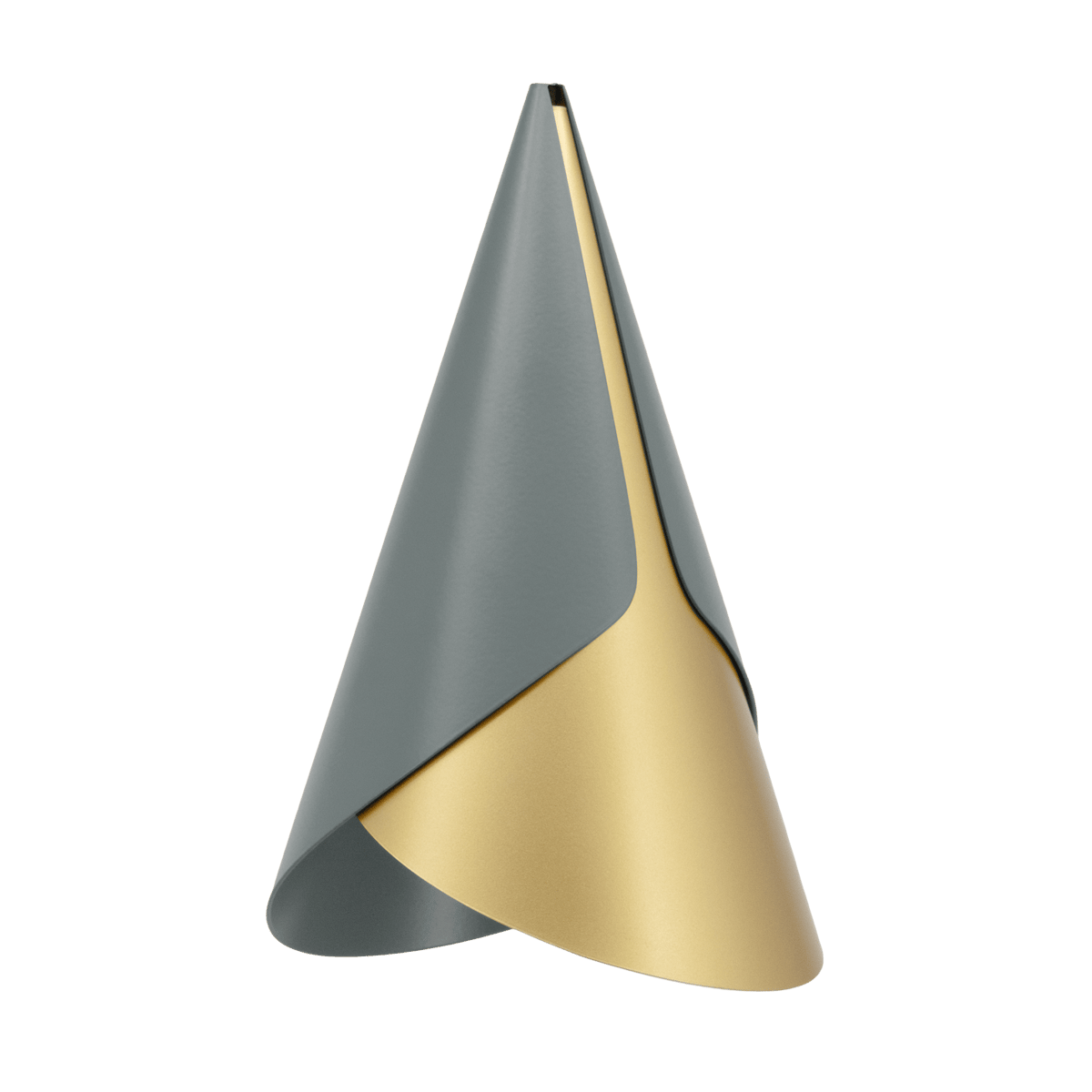 Umage Cornet lampunvarjostin Slate-brass