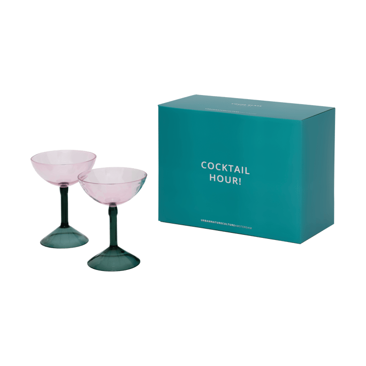 Urban Nature Culture lahjasetti coupe-lasit 2-pack, Pink URBAN NATURE CULTURE