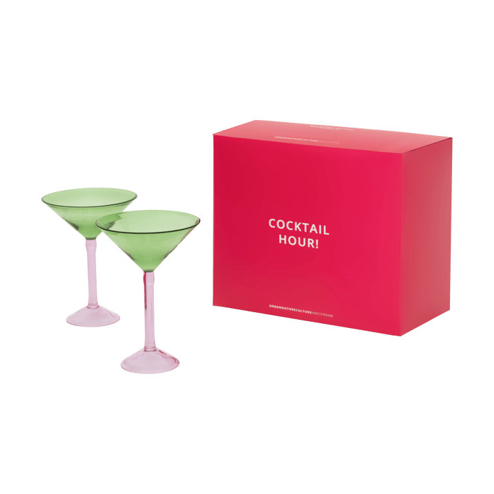 Urban Nature Culture lahjasetti martini-lasit 2-pack, Green URBAN NATURE CULTURE