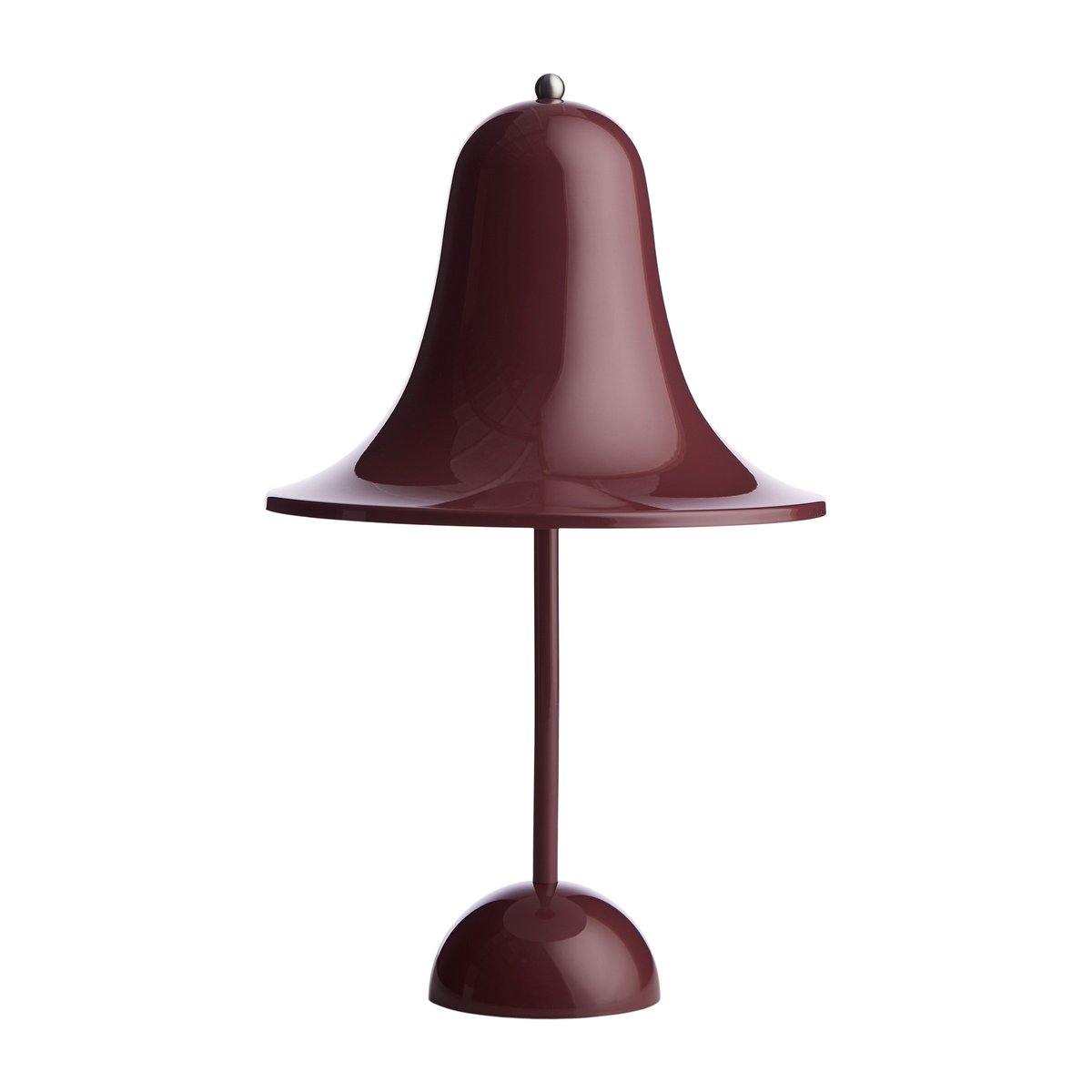 Verpan Pantop portable -pöytävalaisin Ø 18 cm Burgundy