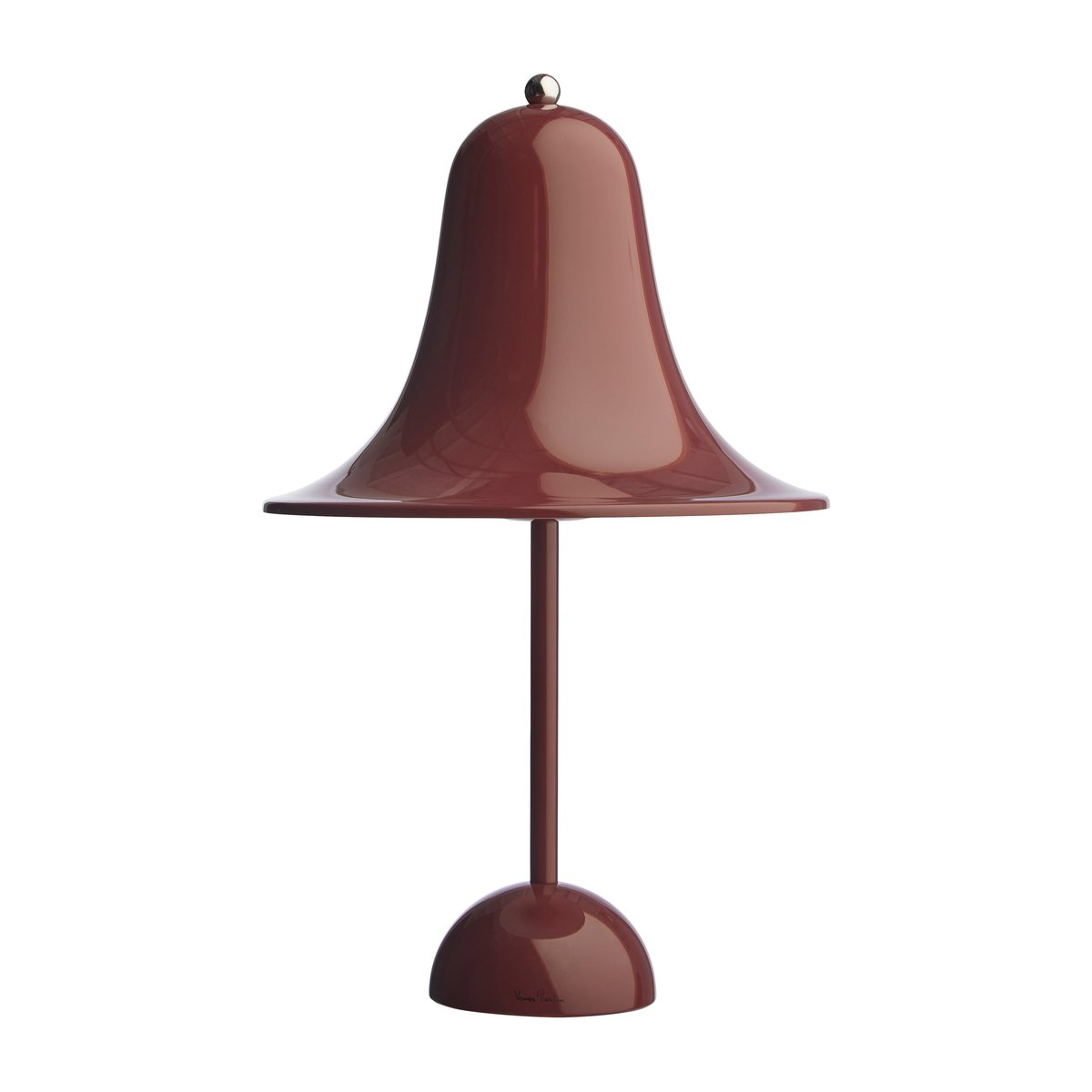 Verpan Pantop pöytävalaisin Ø 23 cm Burgundy