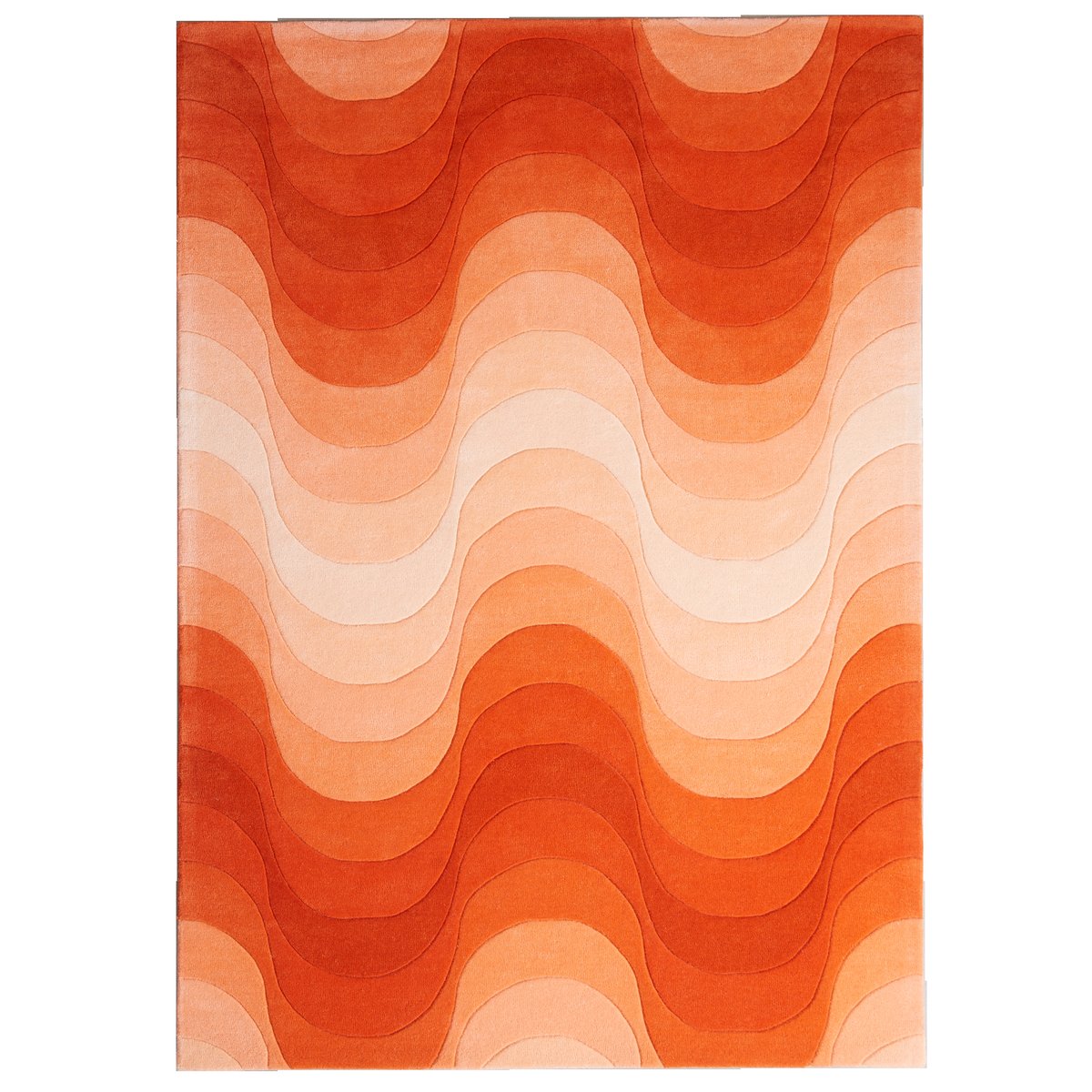 Verpan Wave matto 170×240 cm Oranssi