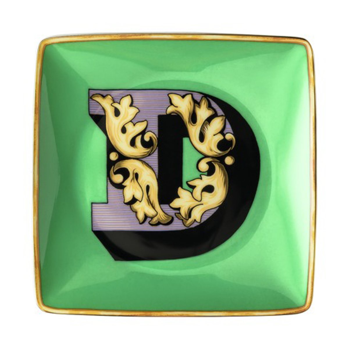 Versace Versace Holiday Alphabet -lautanen 12 cm D