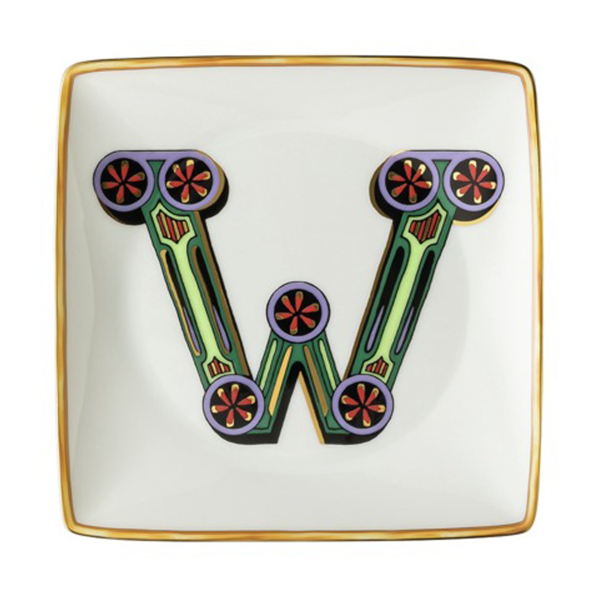 Versace Versace Holiday Alphabet -lautanen 12 cm W