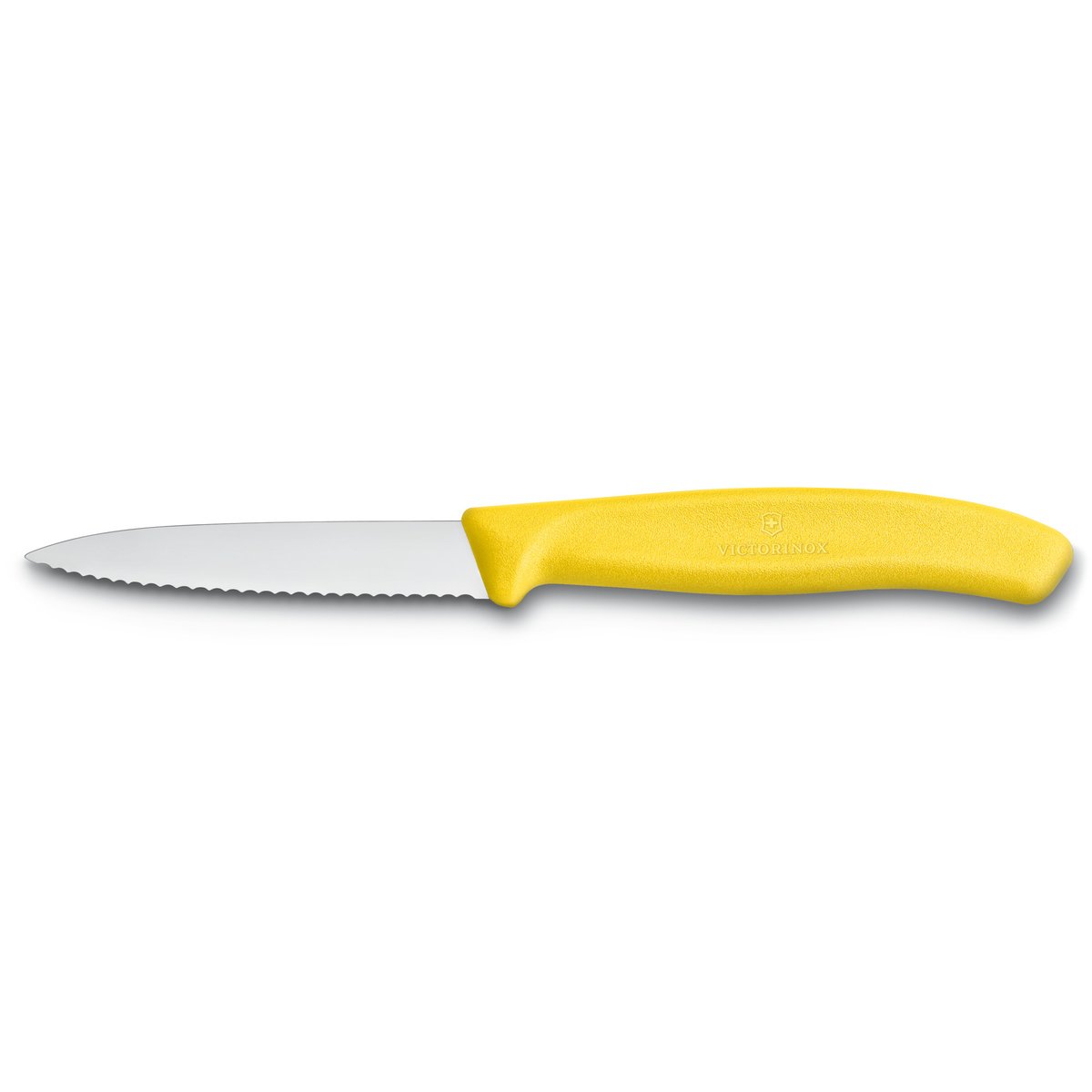 Victorinox Swiss Classic vihannes-/ kuorimaveitsi hammastettu 8 cm Keltainen