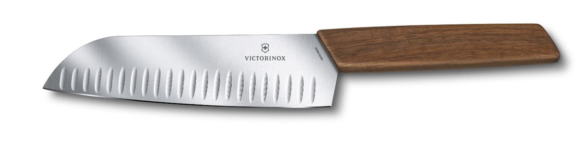 Victorinox Swiss Modern Santokuveitsi 17 cm Ruskea