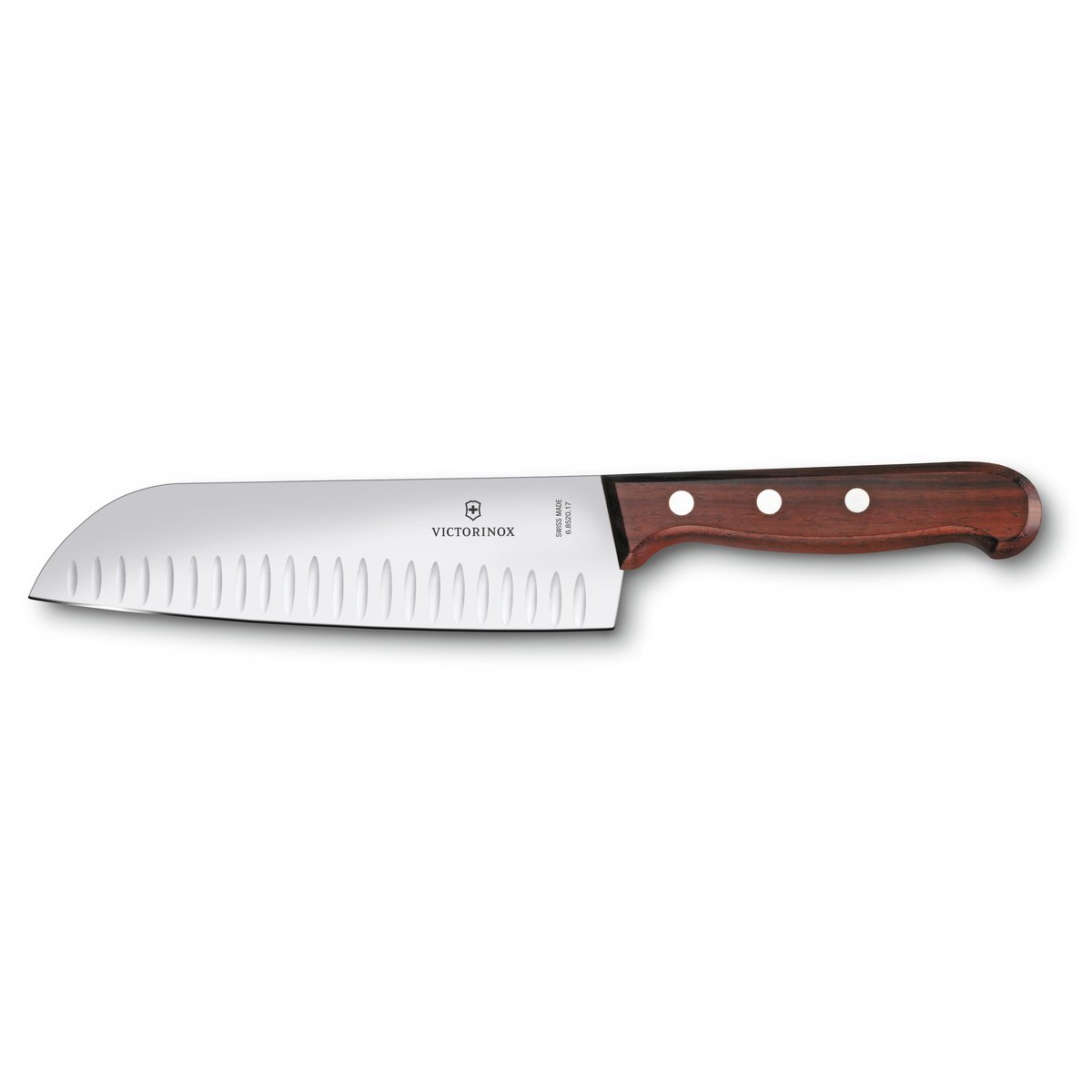 Victorinox Wood santoku-veitsi oliivihiottu 17 cm Ruostumaton teräs-vaahtera