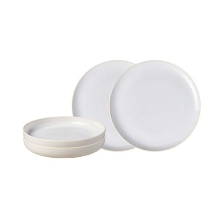 Crafted cotton astiasto, 4 kpl - White - Villeroy & Boch