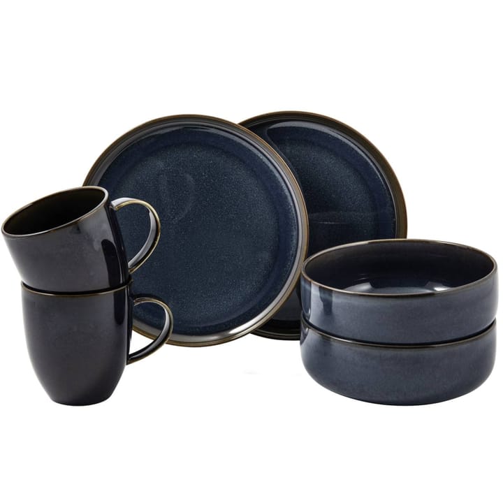 Crafted Denim aamiaisasetelma 6 osaa - Blue - Villeroy & Boch