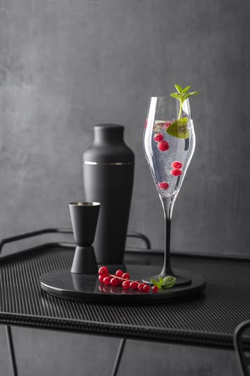 Manufacture Rock champagnelasi 26 cl 4 kpl - Kirkas-musta - Villeroy & Boch