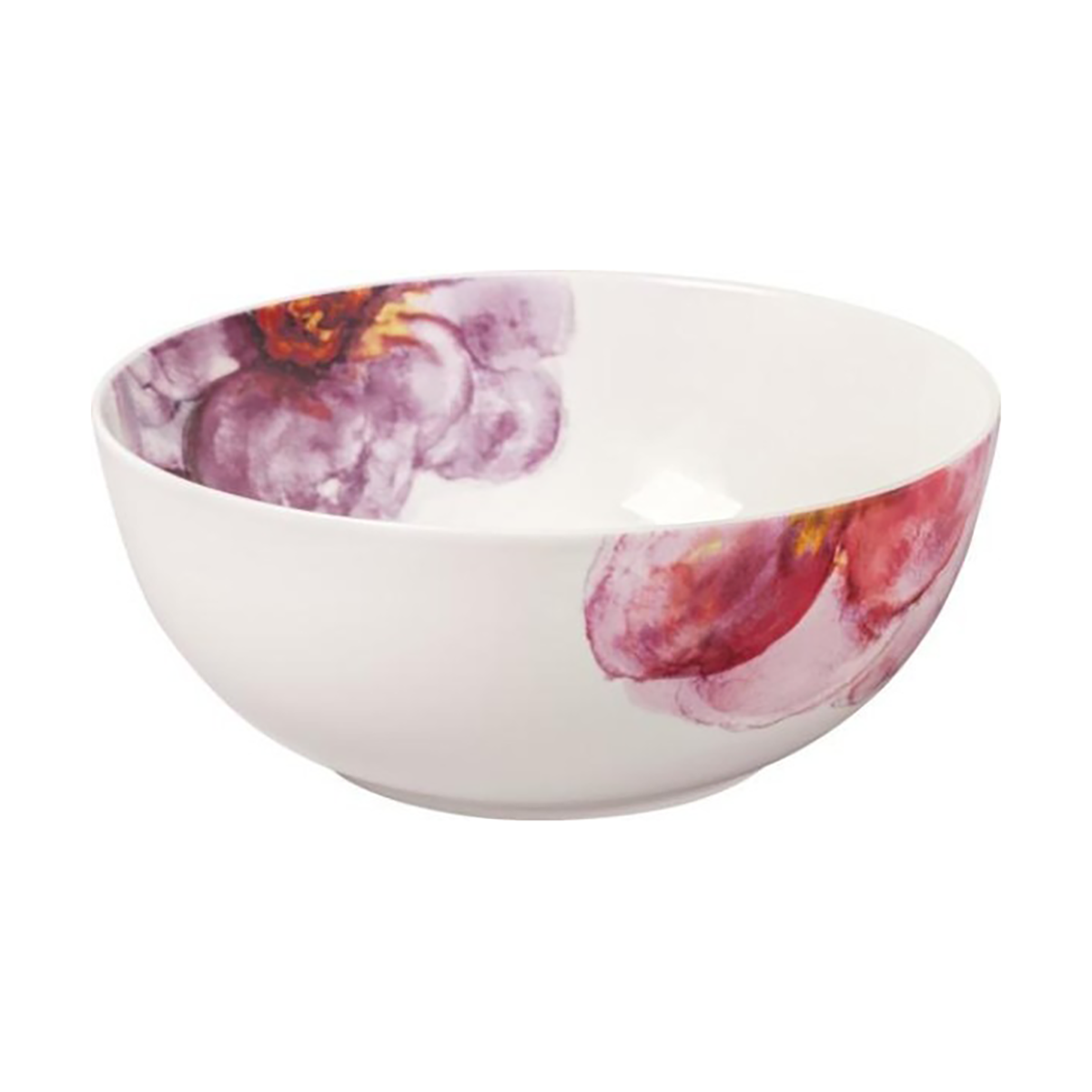 Villeroy & Boch Rose Garden -salaattikulho Ø 23 cm Valkoinen