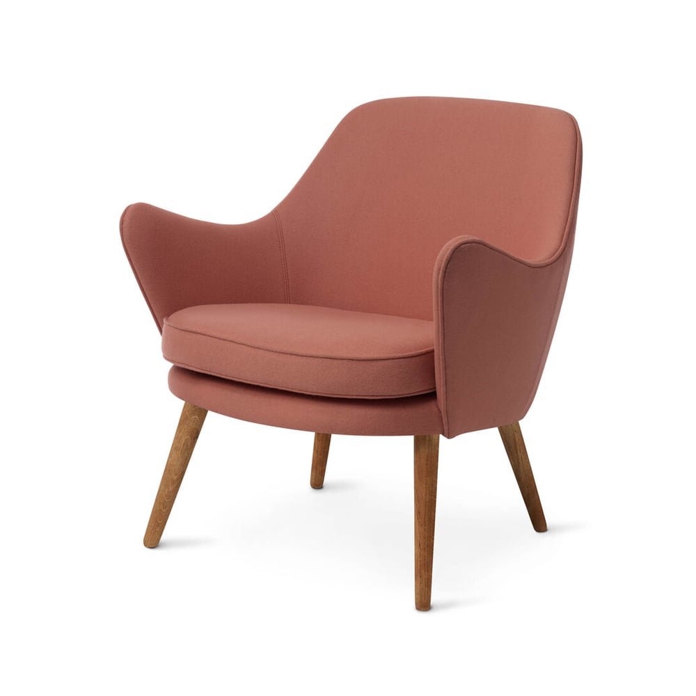 Warm Nordic Dwell loungetuoli Hero 511 blush-jalat savutammea