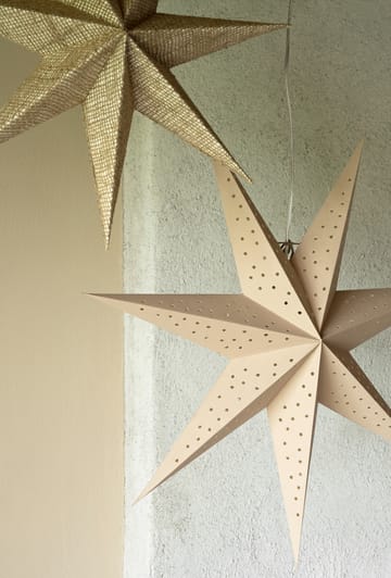 Stella adventtitähti beige - Ø 60 cm - Watt & Veke