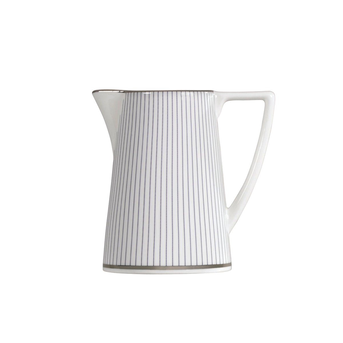 Wedgwood Pin Stripe -maitokannu 20 cl Valkoinen