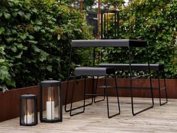 A-bench outdoor penkki hyllyllä 45 cm - Black - Zone Denmark