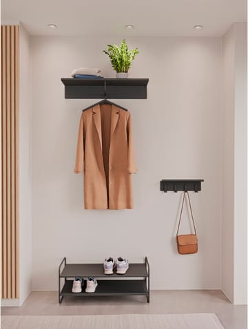 A-Coat rack hattihylly - Musta - Zone Denmark